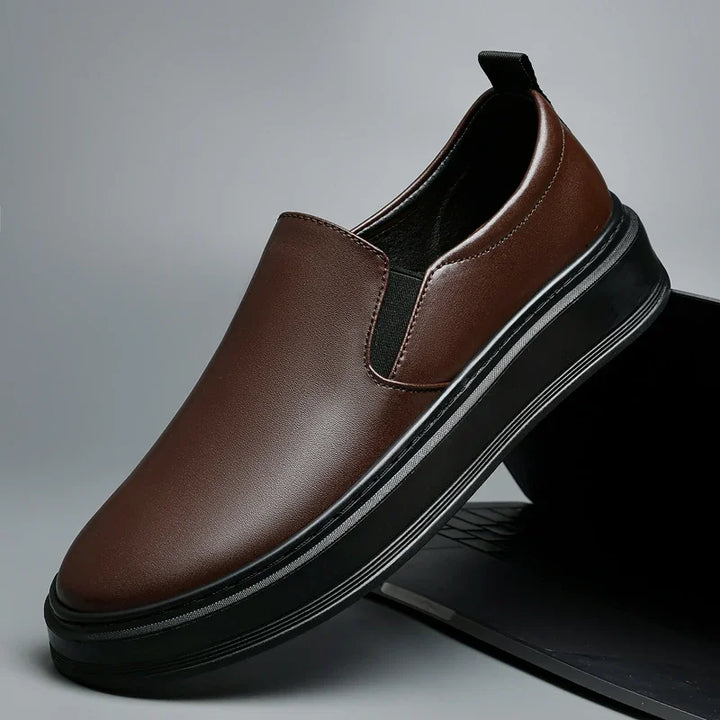 Olivia Sydney - Leather Slip-On Shoes