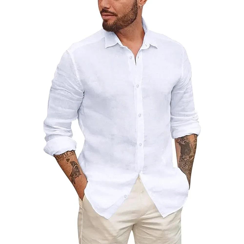 Olivia Sydney - Hawaiian Cotton Linen Shirt