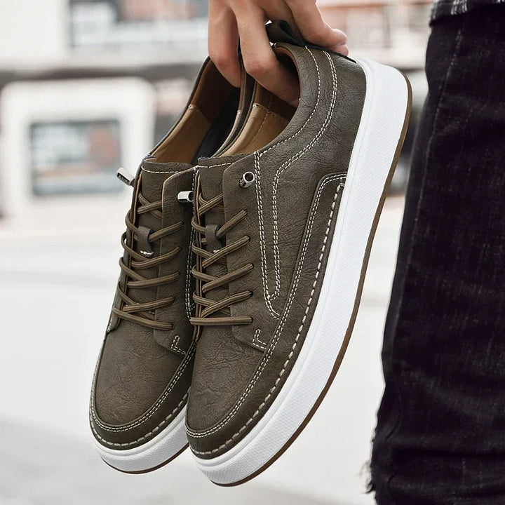 Olivia Sydney - Chic Leather Sneakers