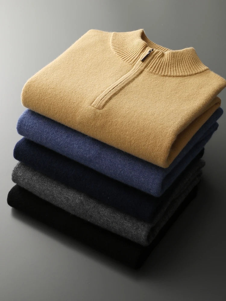 Olivia Sydney - Cashmere Zip Sweater