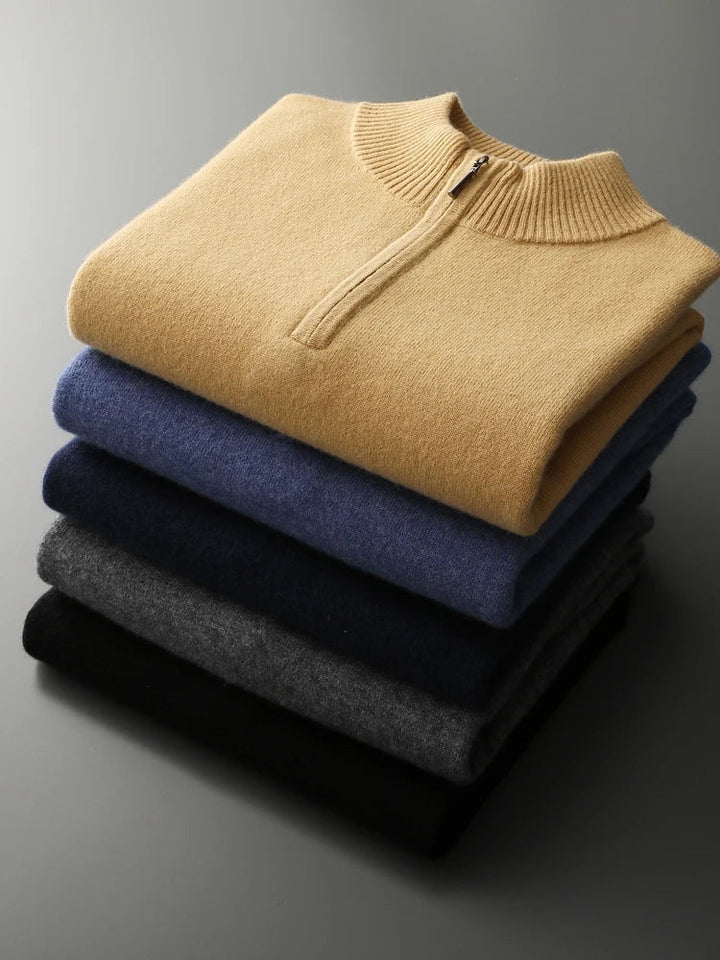 Olivia Sydney - Cashmere Zip Sweater
