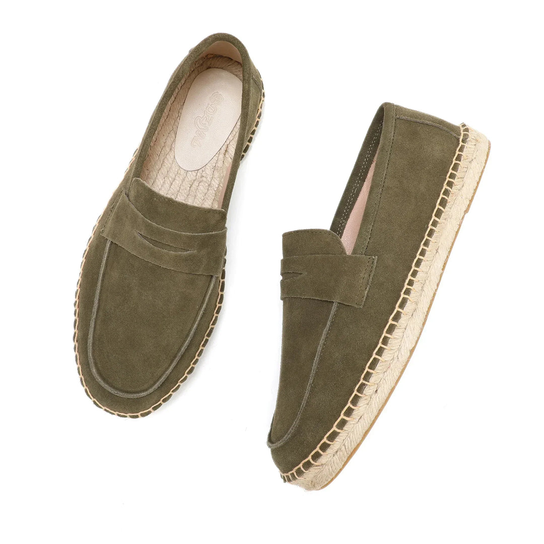 Olivia Sydney - Elegant Suede Espadrilles