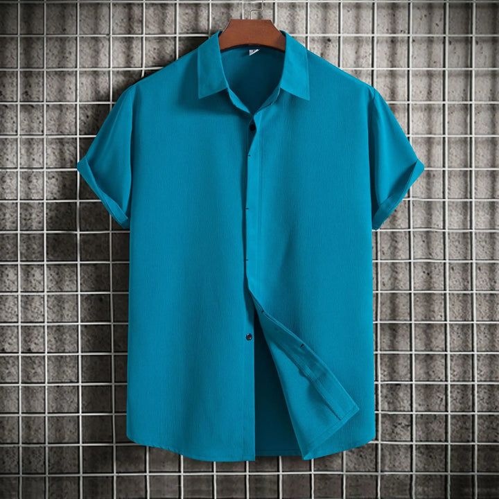 Olivia Sydney - Short Sleeve Linen Cotton Shirt