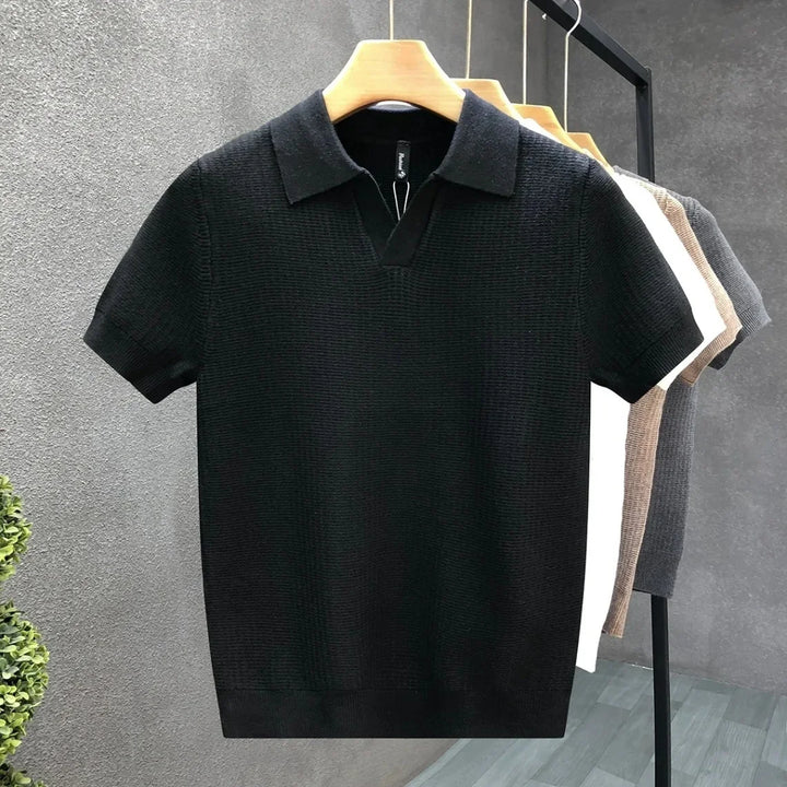 Olivia Sydney - Breathable Knitted Polo Shirt