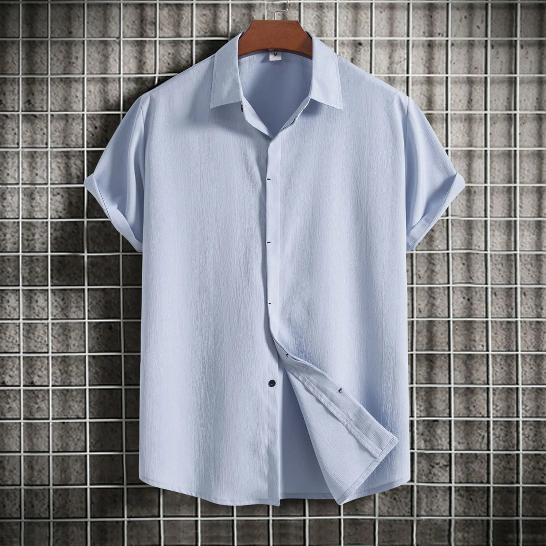 Olivia Sydney - Short Sleeve Linen Cotton Shirt