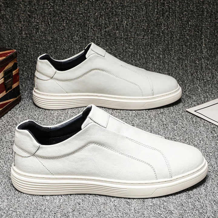 Olivia Sydney - Classic Leather Slip-On Shoes