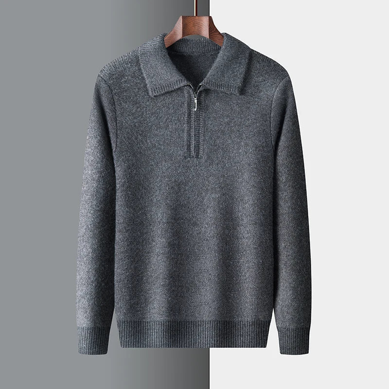 Olivia Sydney - Elegant Cashmere Sweater with Zipper