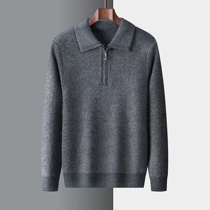 Olivia Sydney - Elegant Cashmere Sweater with Zipper
