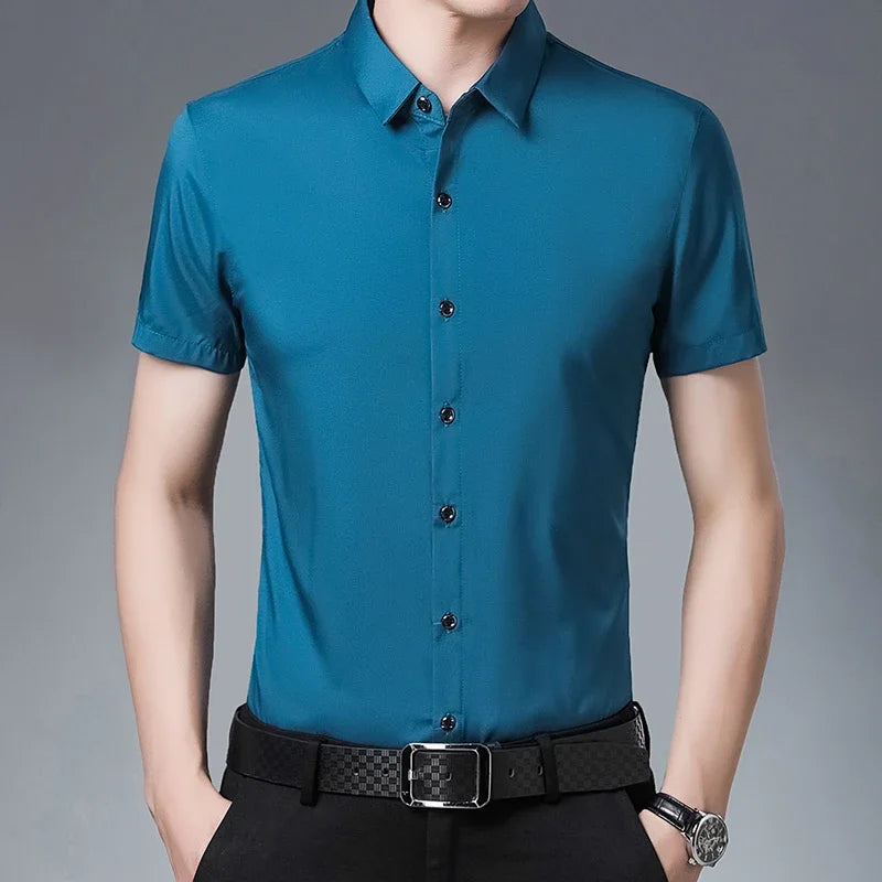 Olivia Sydney - Casual Short Sleeve Business Shirt