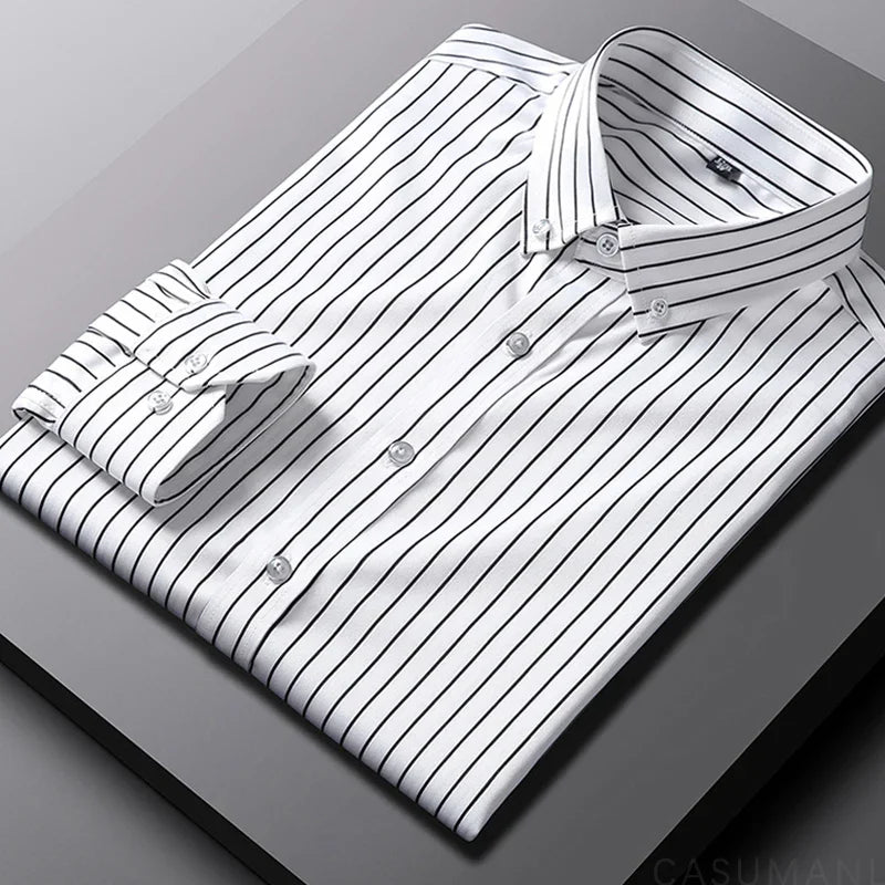 Olivia Sydney - Casual Striped Men's Shirt
