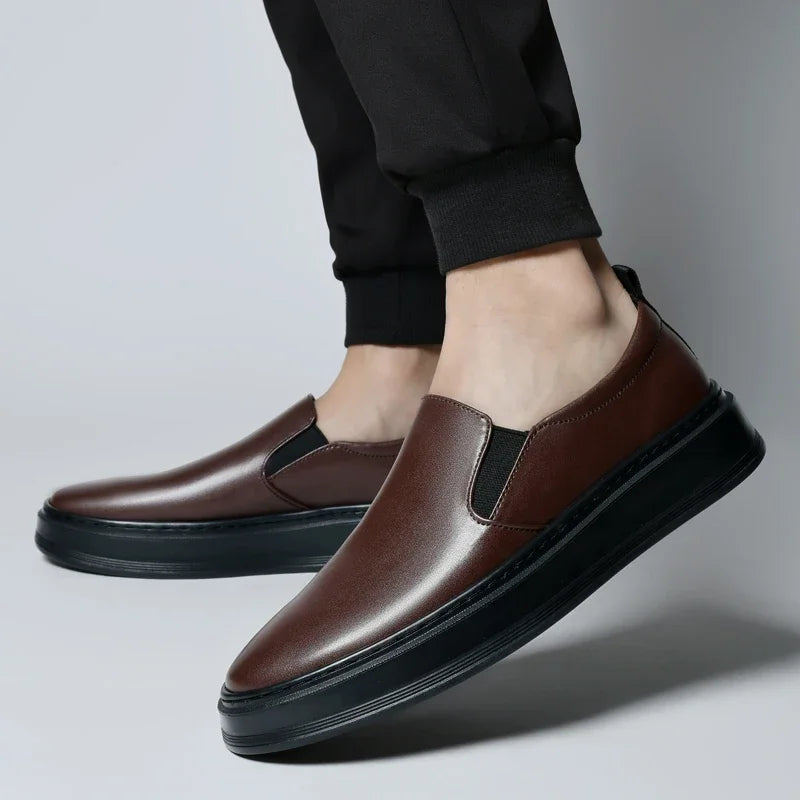 Olivia Sydney - Leather Slip-On Shoes