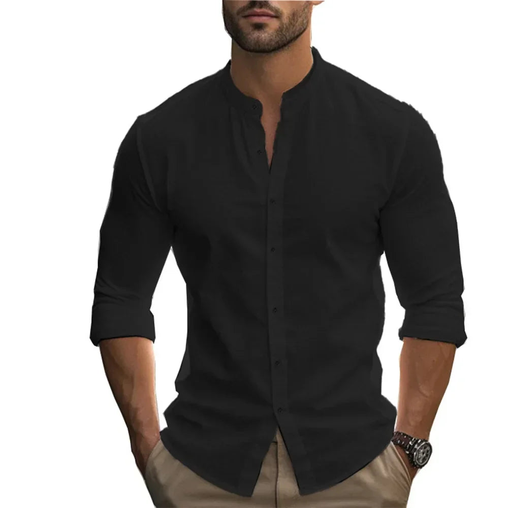 Olivia Sydney - Casual Summer Shirt in Cotton and Linen