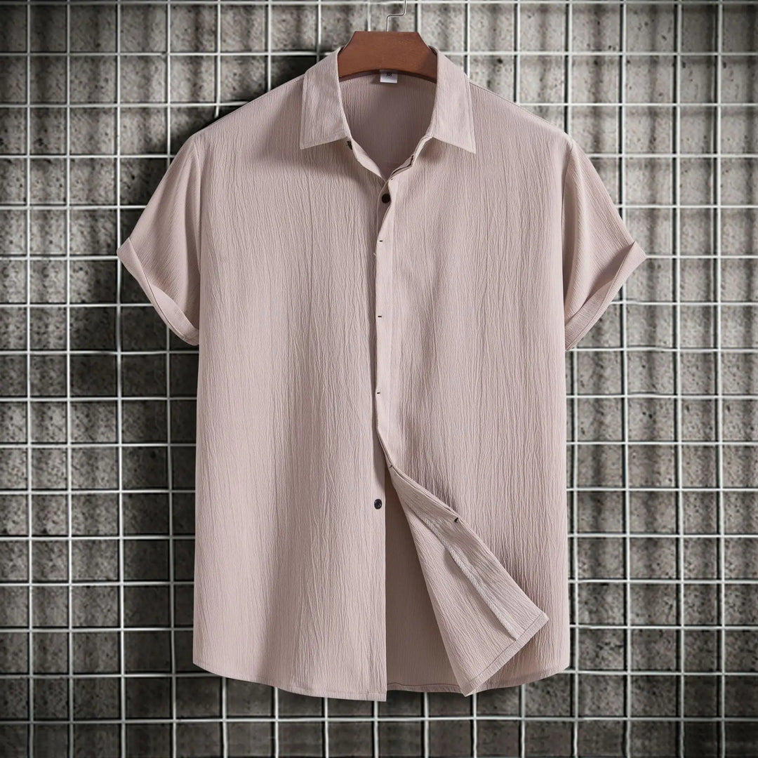 Olivia Sydney - Short Sleeve Linen Cotton Shirt
