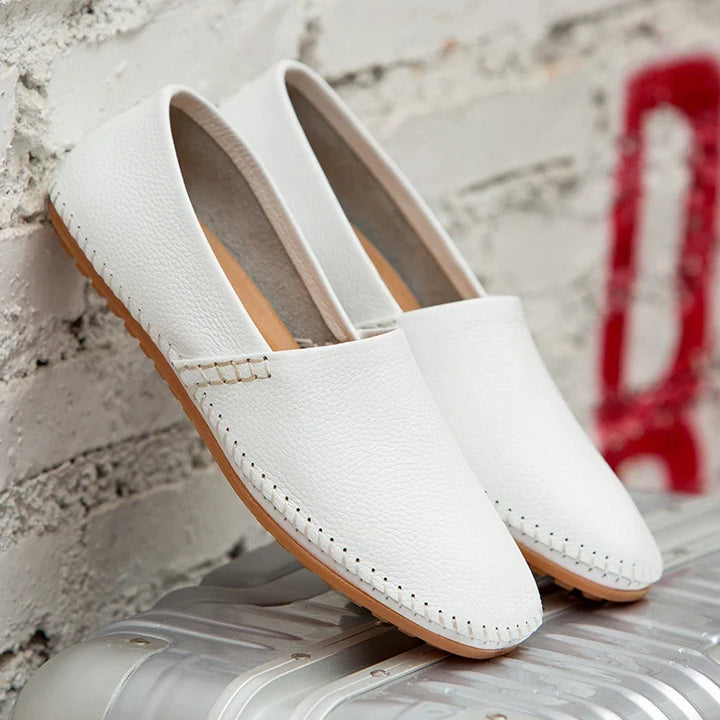 Olivia Sydney - Light Leather Loafers