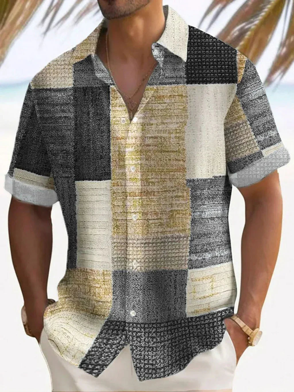 Olivia Sydney - Elegant Patchwork Shirt