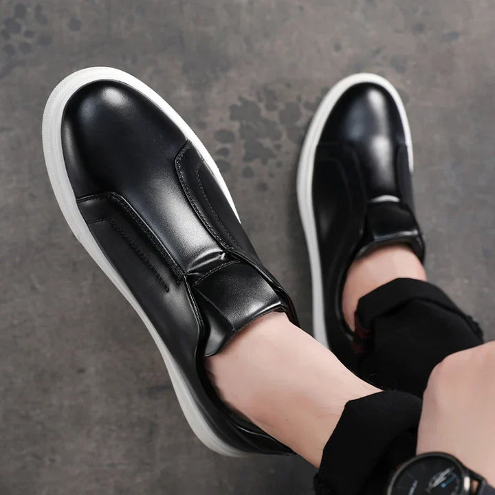 Olivia Sydney - Casual Leather Slip-Ons