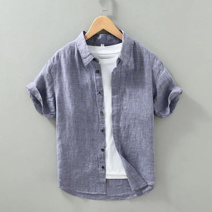 Olivia Sydney - Short Sleeve Linen Shirt