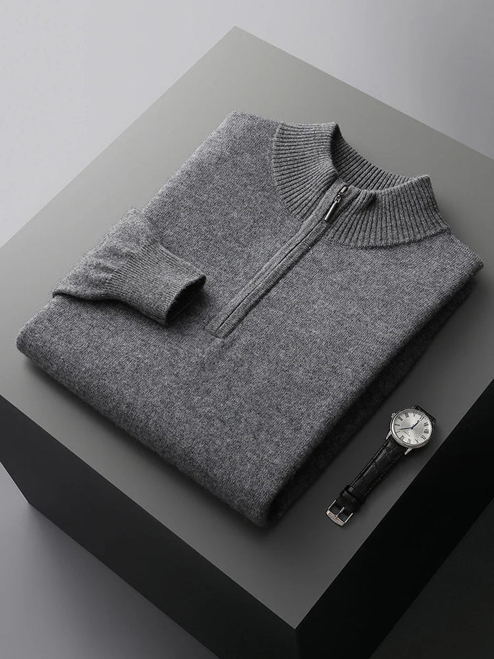 Olivia Sydney - Cashmere Zip Sweater