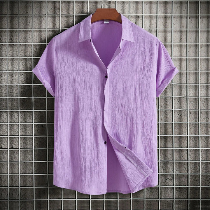 Olivia Sydney - Short Sleeve Linen Cotton Shirt