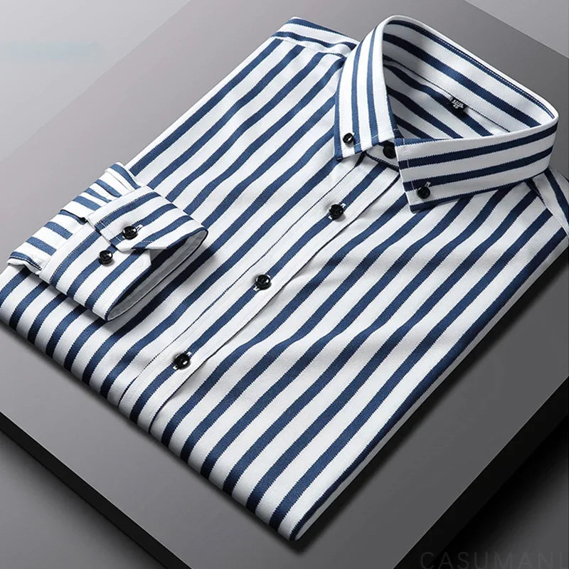 Olivia Sydney - Casual Striped Men's Shirt