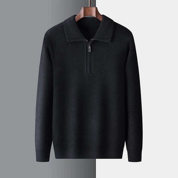 Olivia Sydney - Elegant Cashmere Sweater with Zipper