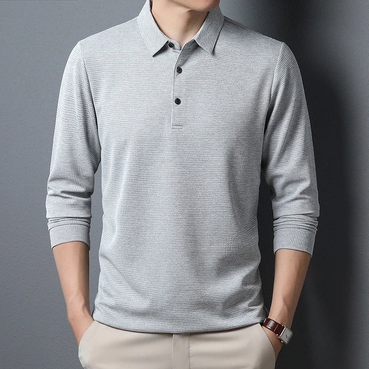 Olivia Sydney - Elegant Long Sleeve Polo Shirt
