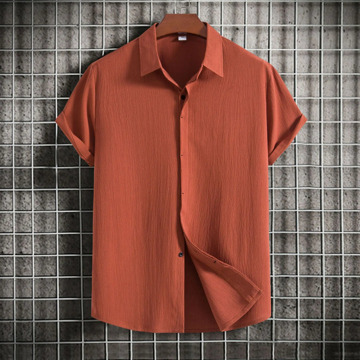 Olivia Sydney - Short Sleeve Linen Cotton Shirt