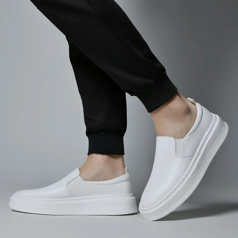 Olivia Sydney - Leather Slip-On Shoes
