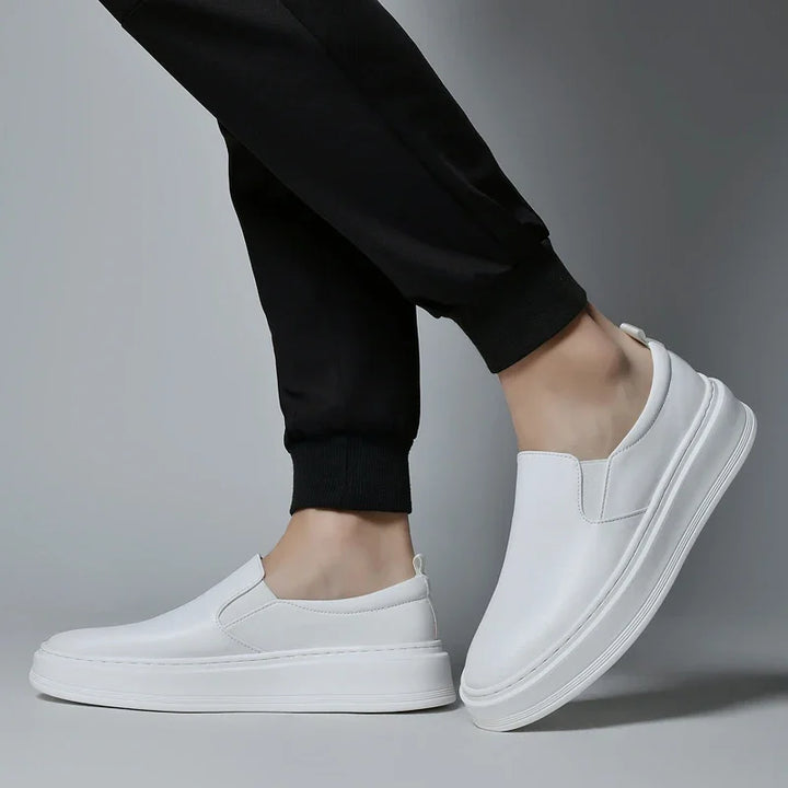 Olivia Sydney - Leather Slip-On Shoes