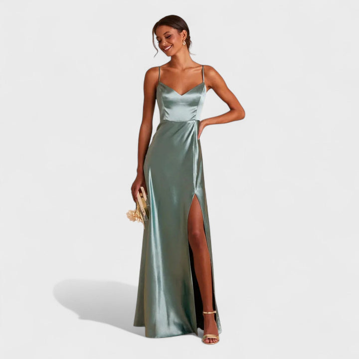 Olivia Sydney - Long Satin Dress