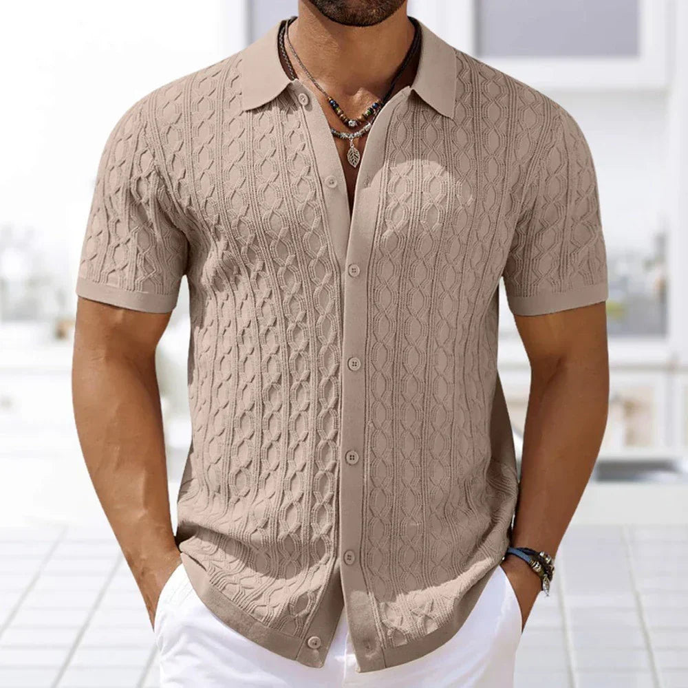 Olivia Sydney - Button-Up Polo Shirt