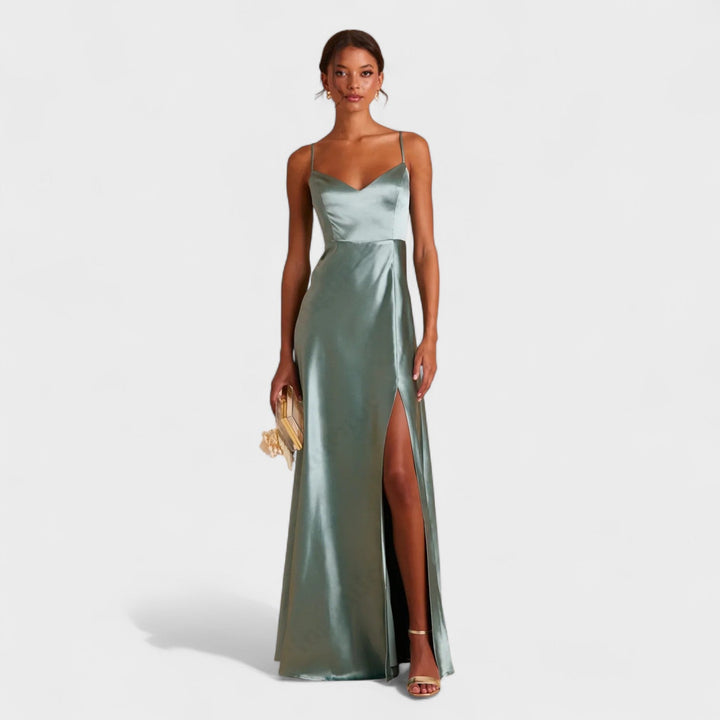 Olivia Sydney - Long Satin Dress