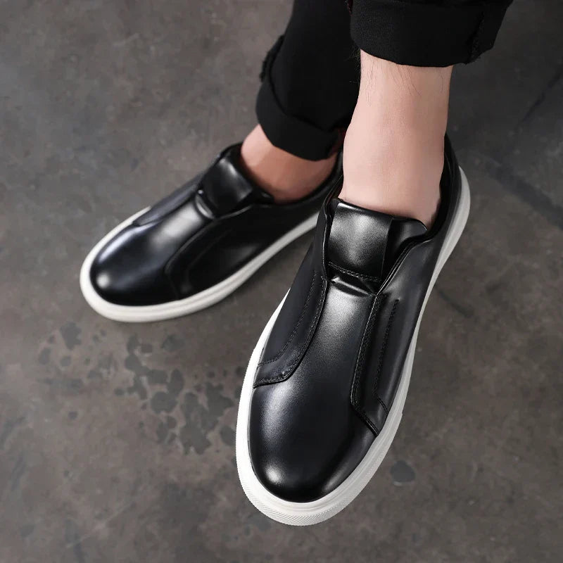 Olivia Sydney - Casual Leather Slip-Ons