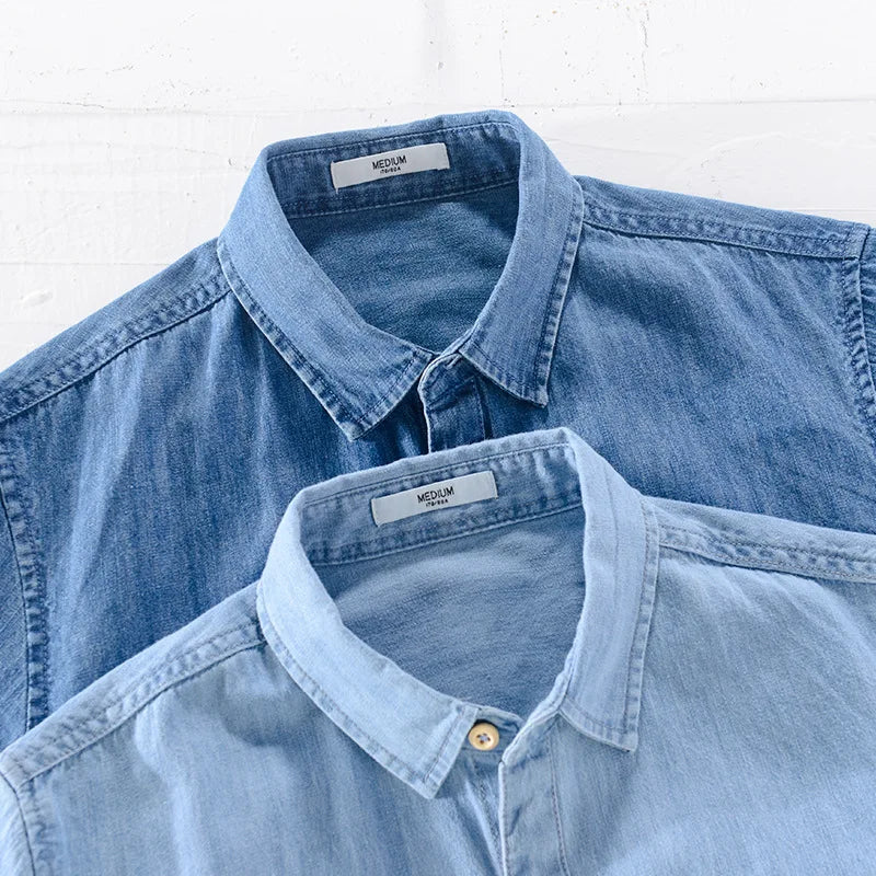 Olivia Sydney - Short Sleeve Denim Shirt