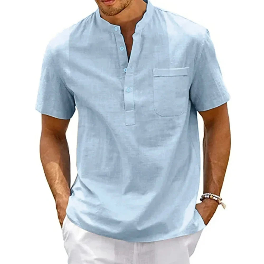Olivia Sydney - Elegant Cotton Linen Shirt
