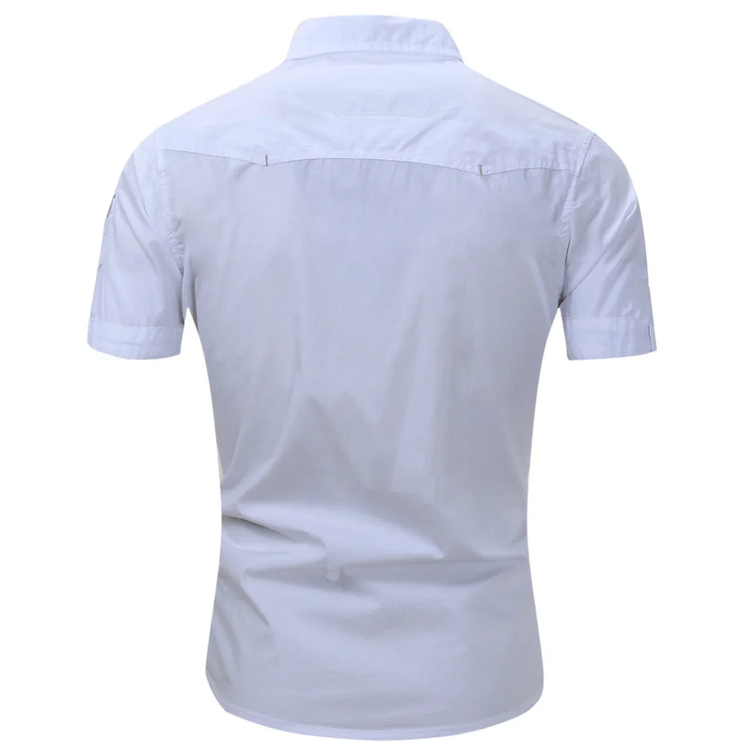 Olivia Sydney - Short Sleeve Cotton Cargo Shirt