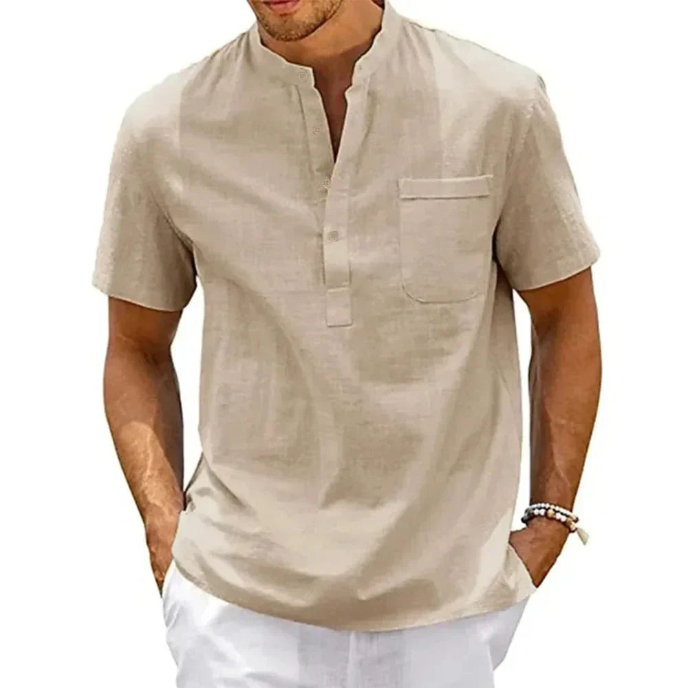 Olivia Sydney - Elegant Cotton Linen Shirt