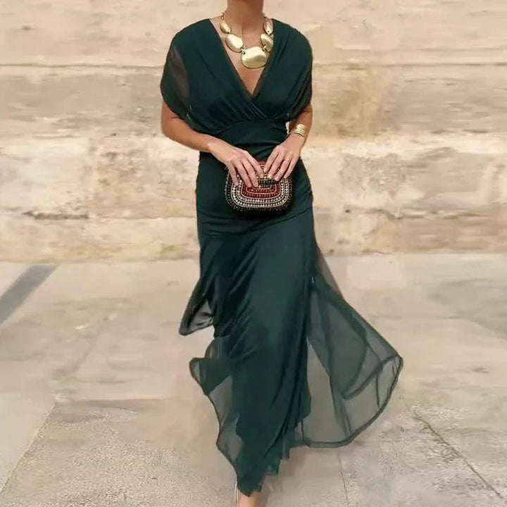 Olivia Sydney - Elegant V-neck Dress