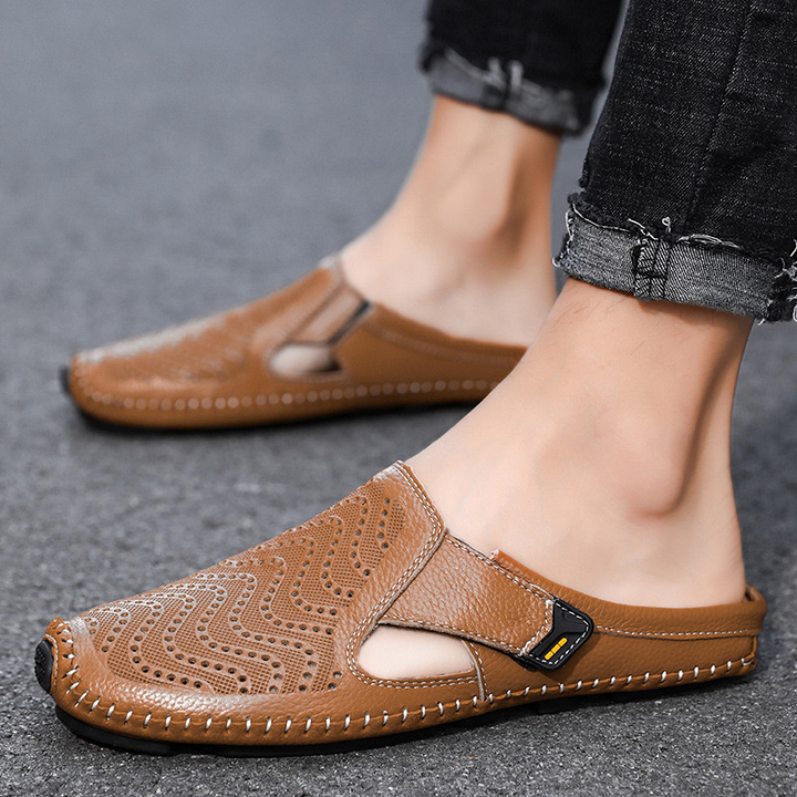 Olivia Sydney - Breathable Italian Leather Sandals