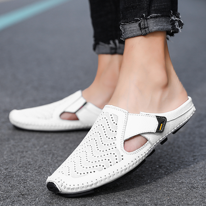 Olivia Sydney - Breathable Italian Leather Sandals