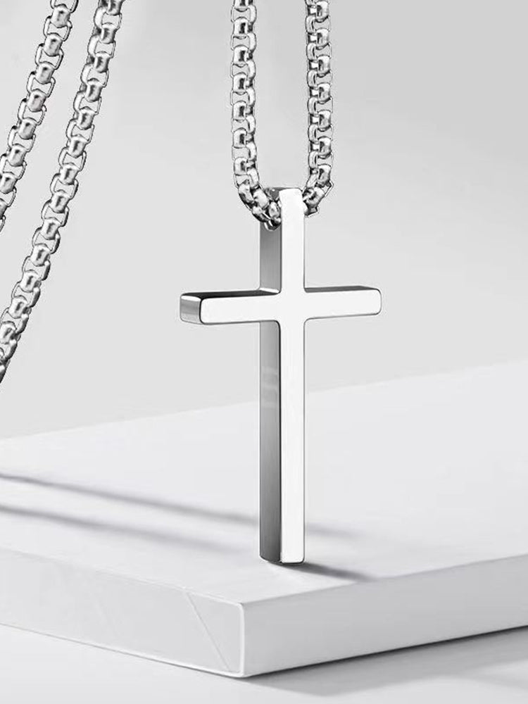 Olivia Sydney - Men's Necklace with Cross Pendant
