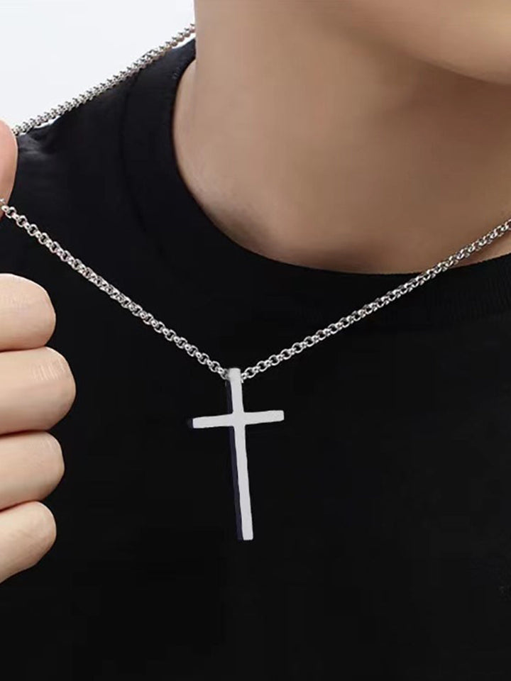 Olivia Sydney - Men's Necklace with Cross Pendant