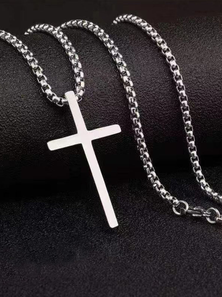 Olivia Sydney - Men's Necklace with Cross Pendant