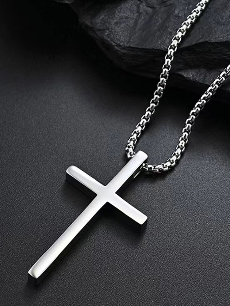 Olivia Sydney - Men's Necklace with Cross Pendant