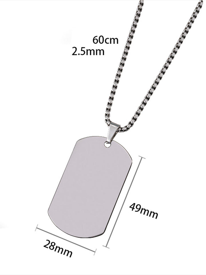 Olivia Sydney - Men's Dog Tag Necklace