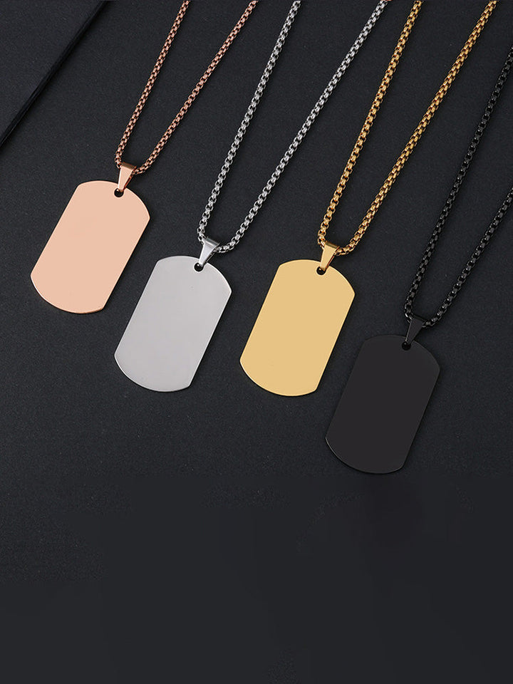 Olivia Sydney - Men's Dog Tag Necklace