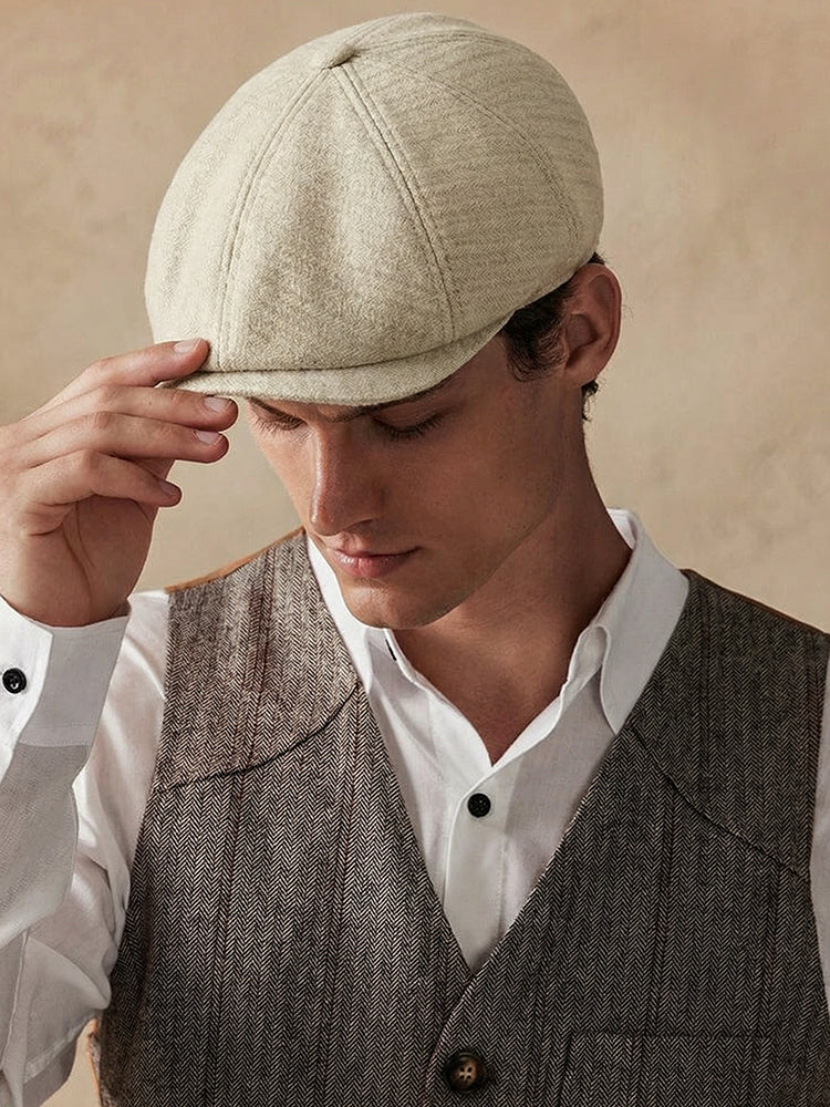 Olivia Sydney - Classic Wool Cap for Men