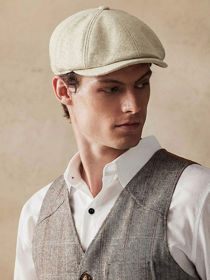 Olivia Sydney - Classic Wool Cap for Men