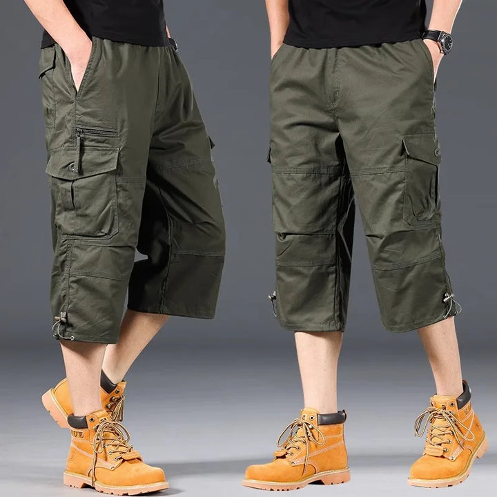 Olivia Sydney - Cotton Long Cargo Shorts