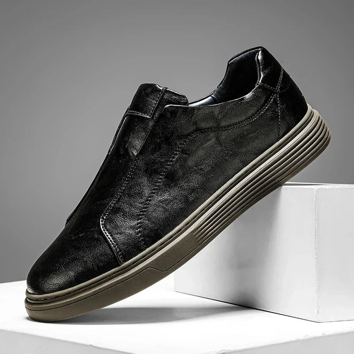 Olivia Sydney - Classic Leather Slip-On Shoes